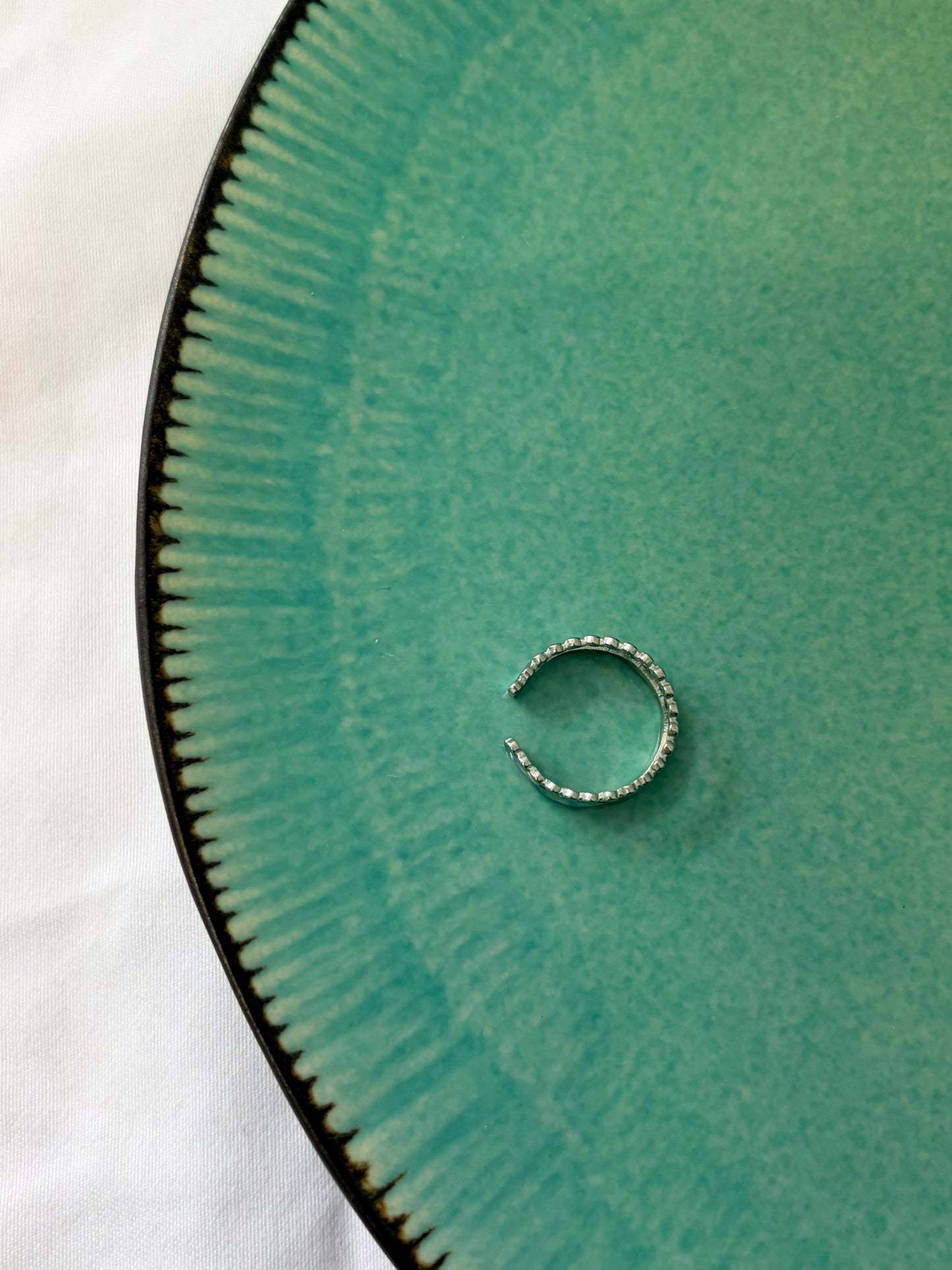 SILVER AURA RING