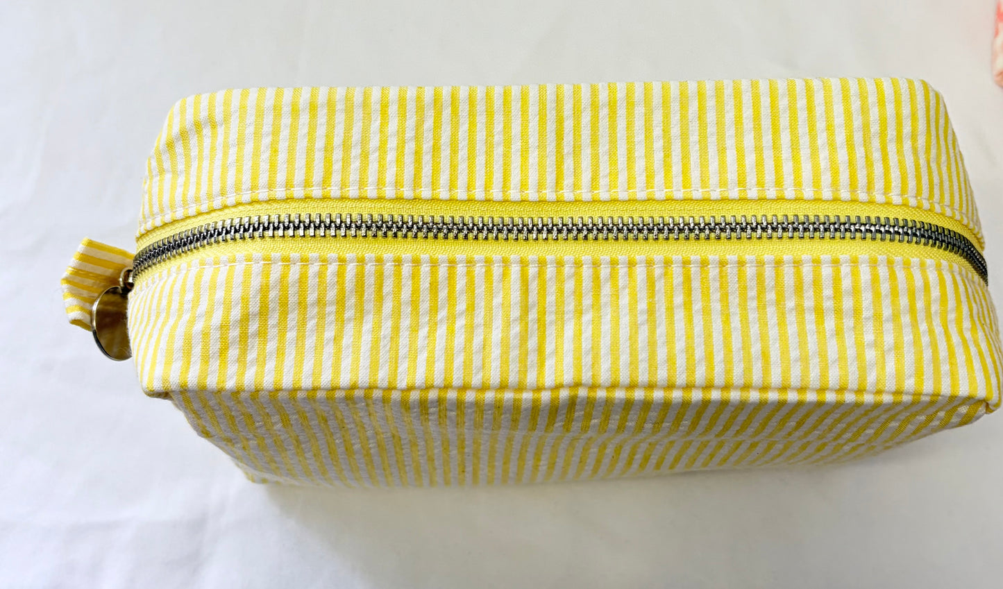 BUTTERCUP BABE YELLOW COSMETIC BAG