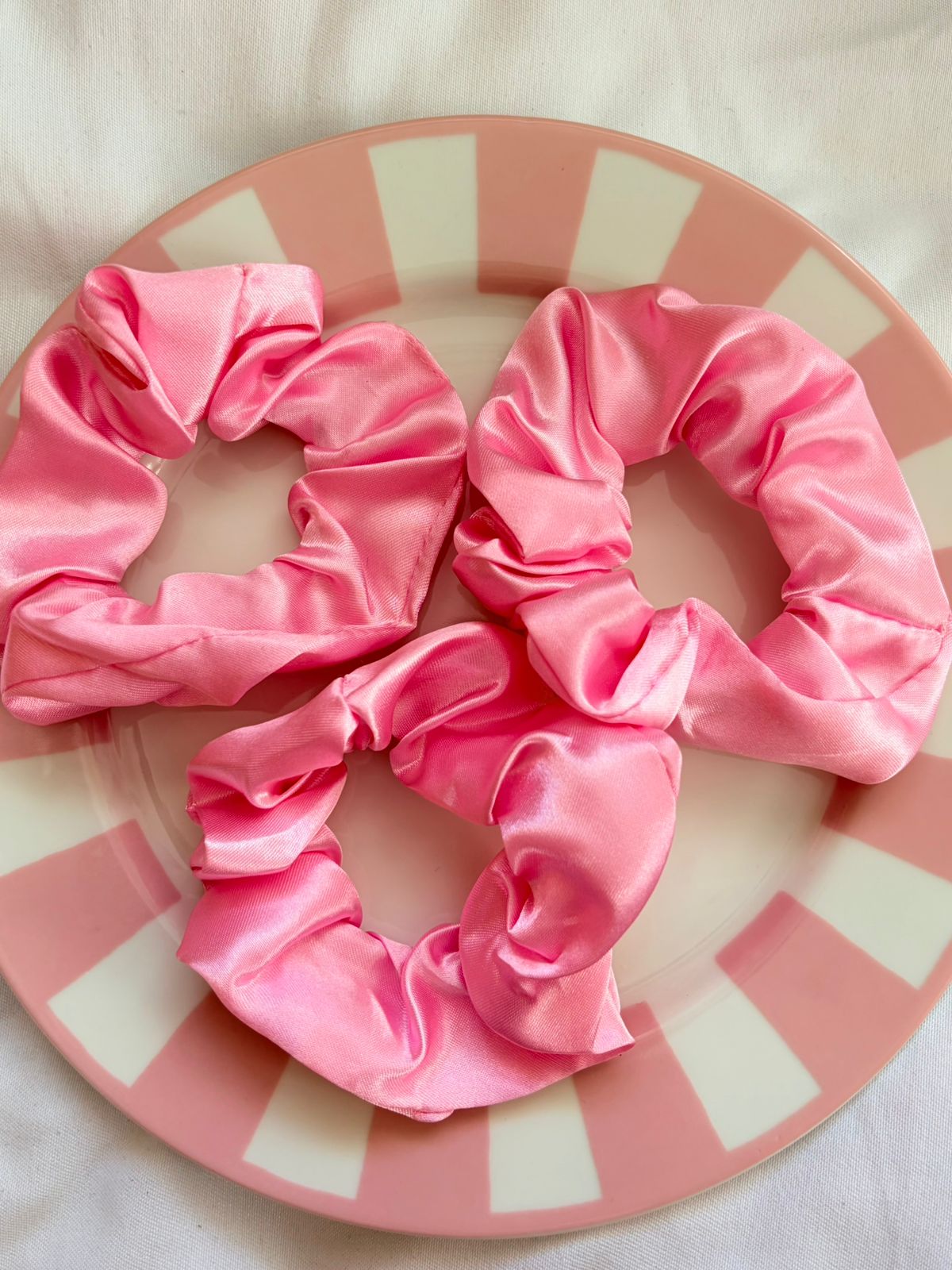 MARSHMALLOW PINK SCRUNCHIES