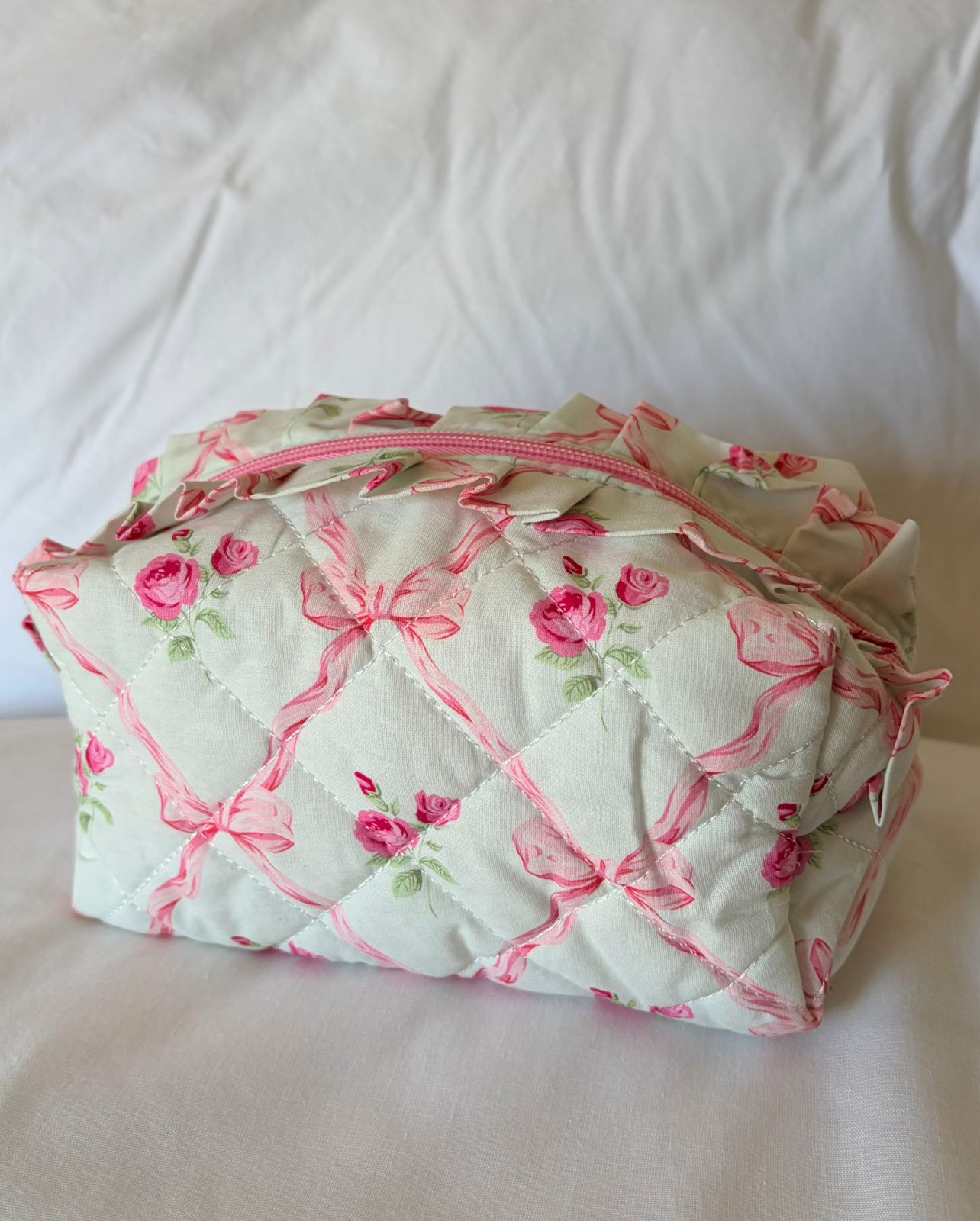 PENELOPE BAG WITH BOWS & ROSES