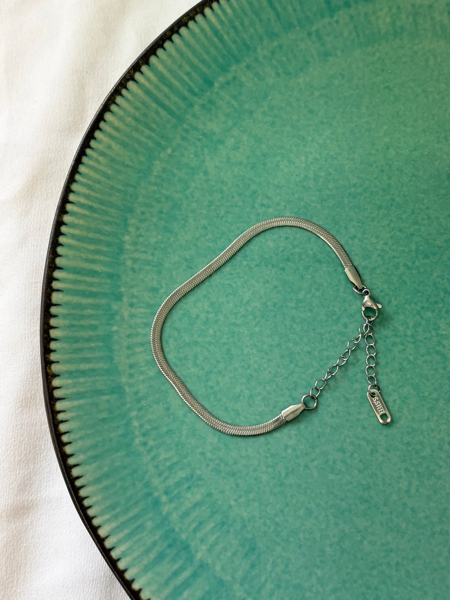 MOONLIT CHAIN BRACELET SILVER ONE