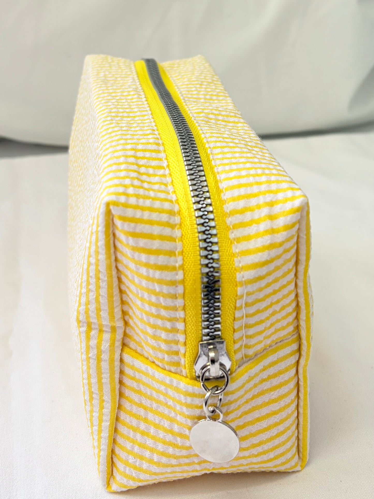 LEMON YELLOW STRIPED BAG