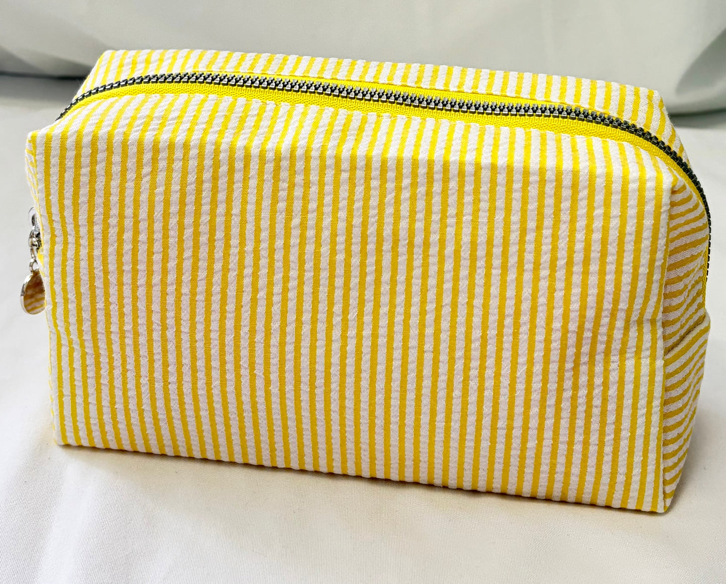 LEMON YELLOW STRIPED BAG
