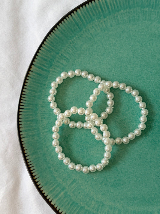 AURORA PEARL BIG WHITE PEARL BRACELET