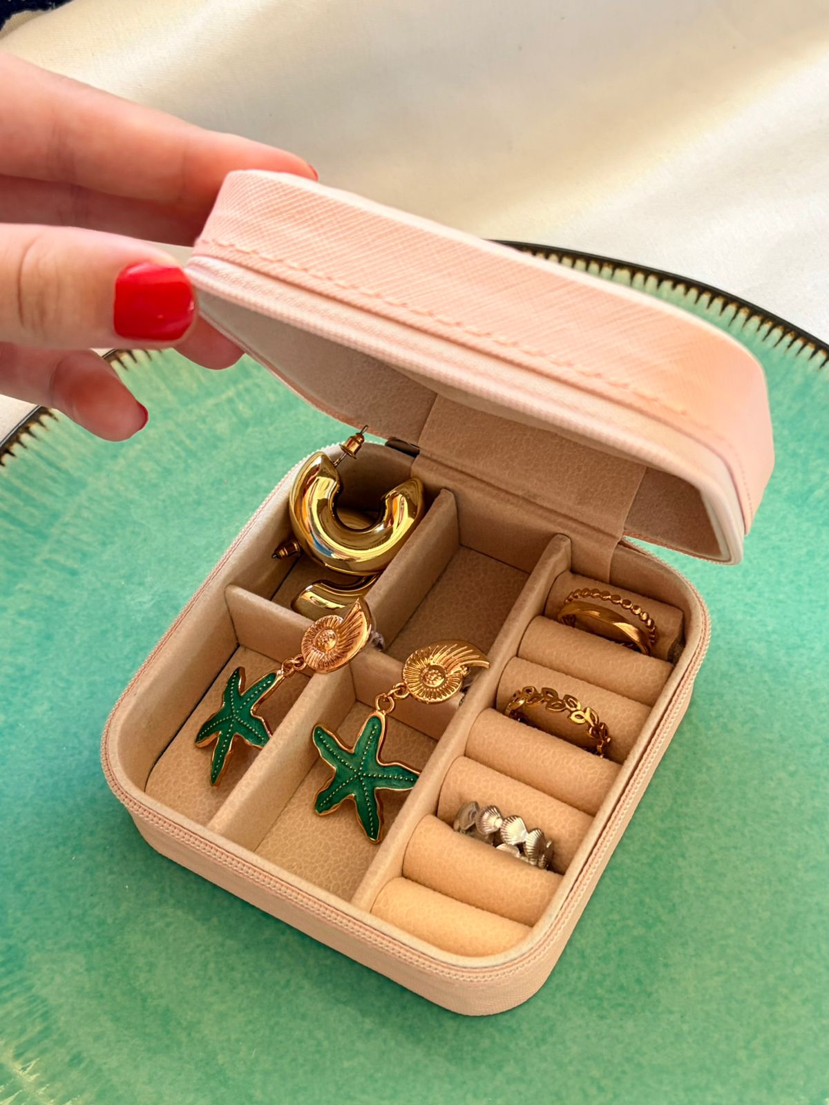 ANASTAZIA PINK JEWELRY BOX