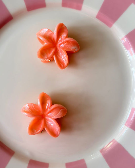 CHARLOTTE SMALL ORANGE HAIR CLIP