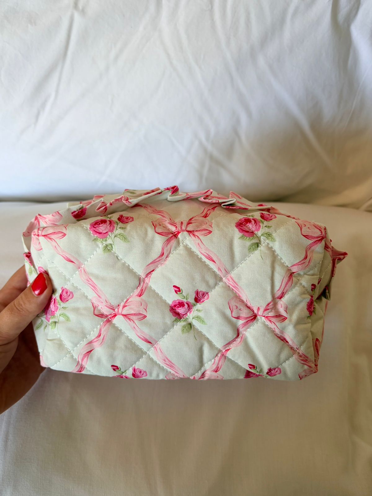 PENELOPE BAG WITH BOWS & ROSES