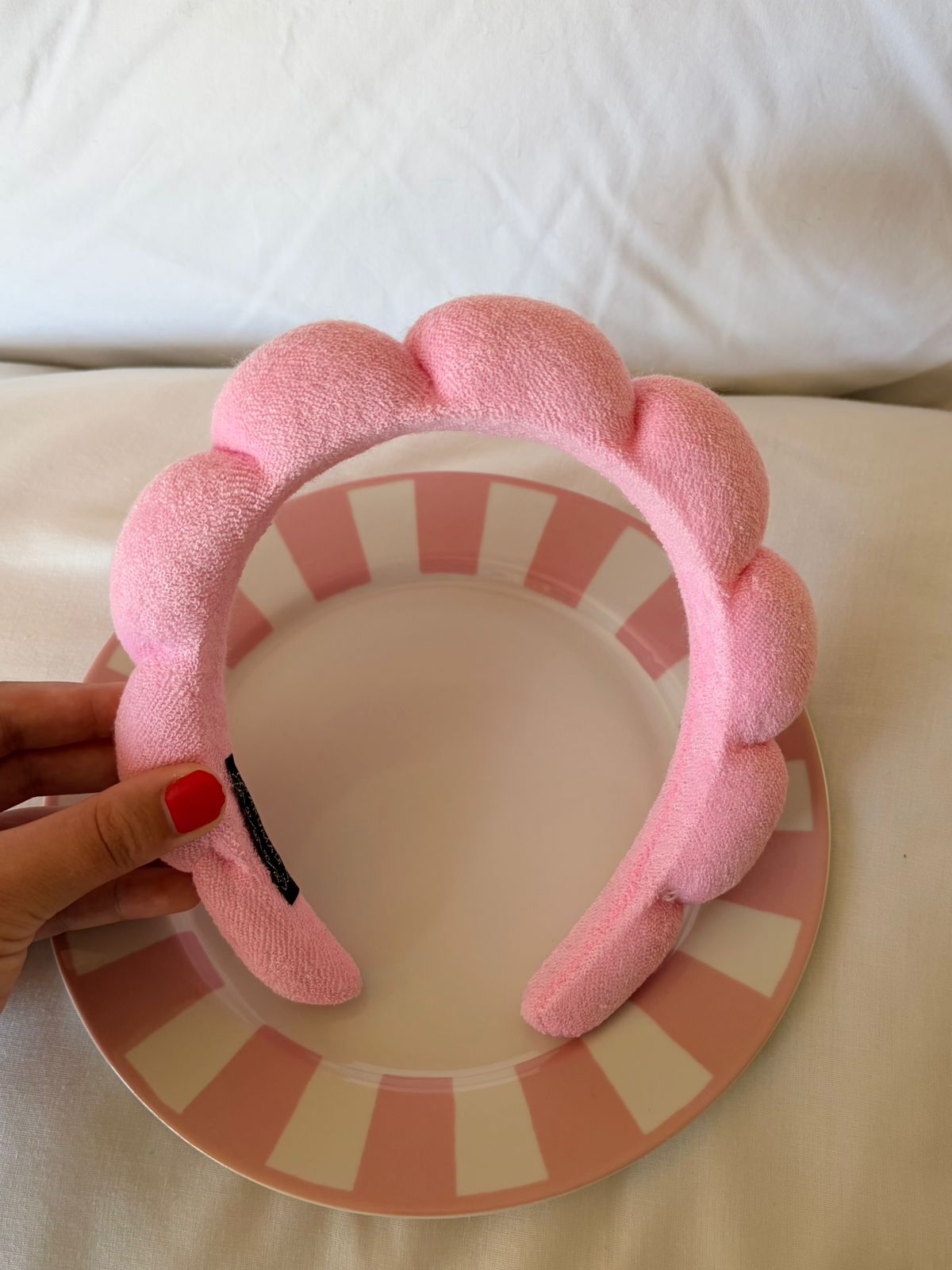 PINK HEADBAND FOR YOUR MAKEUP