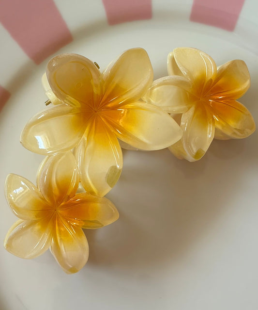 TATE YELLOW HAIR CLIP